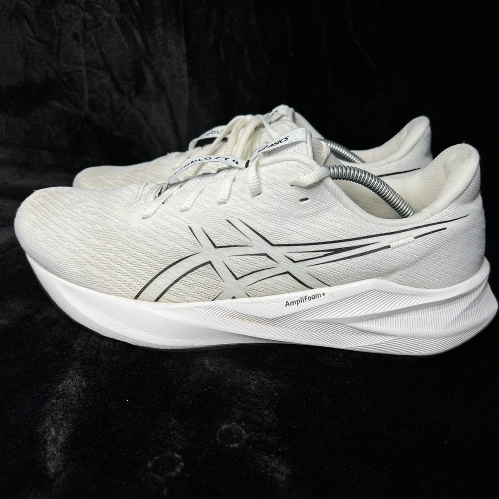 Asics Versablast 4 1011B984 Womens 12 Running Shoes White Black Athletic Sneaker